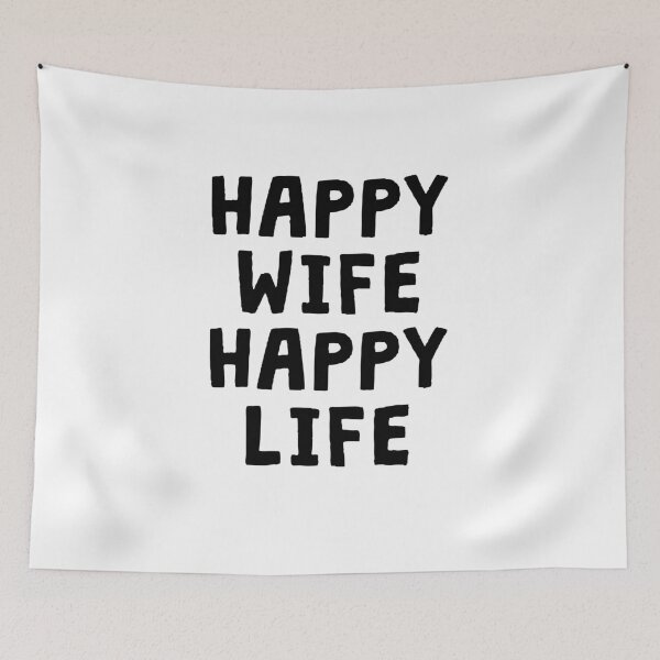 Item preview, HAPPY WIFE - HAPPY LIFE designed and sold by kailukask.