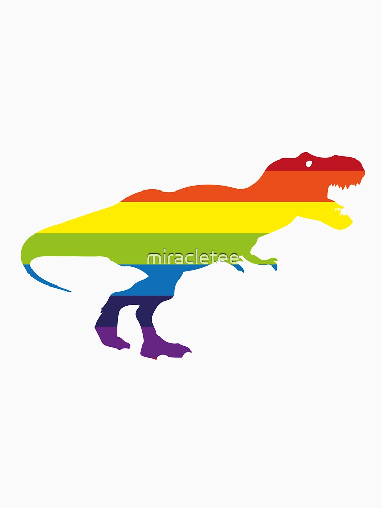 t rex rainbow