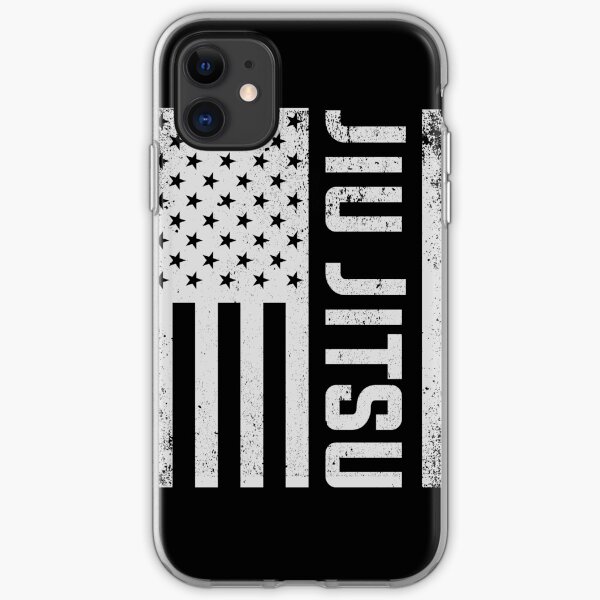 Patriotic MMA Grappling Bjj Brazilian Jiu Jitsu American Flag iPhone Soft Case