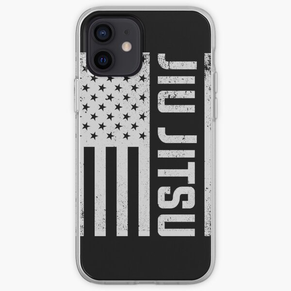 Patriotic MMA Grappling Bjj Brazilian Jiu Jitsu American Flag iPhone Soft Case
