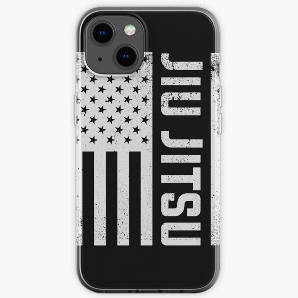 Patriotic MMA Grappling Bjj Brazilian Jiu Jitsu American Flag iPhone Soft Case