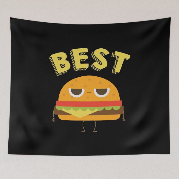 Item preview, Matching Best Friends Happy Hamburgers Fast Food designed and sold by Bronby.