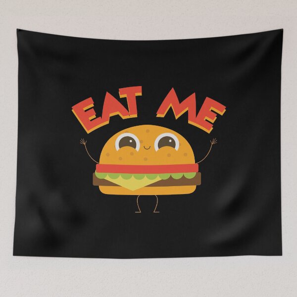 Item preview, Eat Me Funny Cute HamBurger Bun Fast Food Lover designed and sold by Bronby.