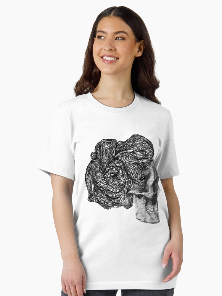 Thumbnail 1 of 7, Essential T-Shirt, skull per saeta designed and sold by sjem.