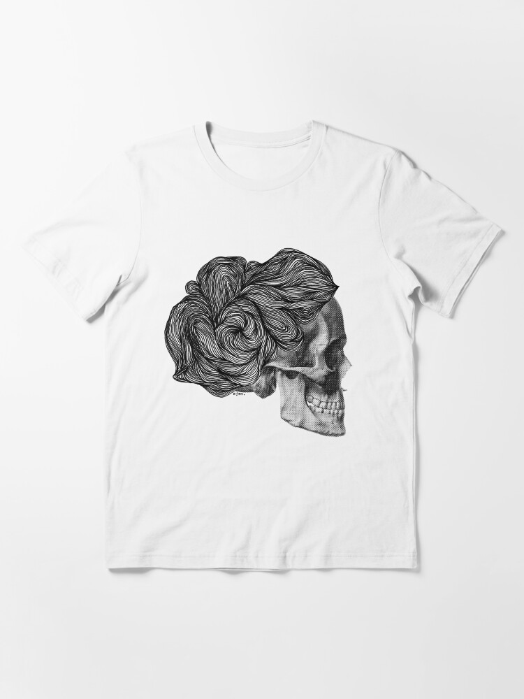 Thumbnail 3 of 7, Essential T-Shirt, skull per saeta designed and sold by sjem.