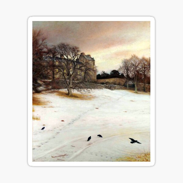 Christmas Eve - John Everett Millais Sticker