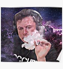 Elon Musk Rauchen Poster