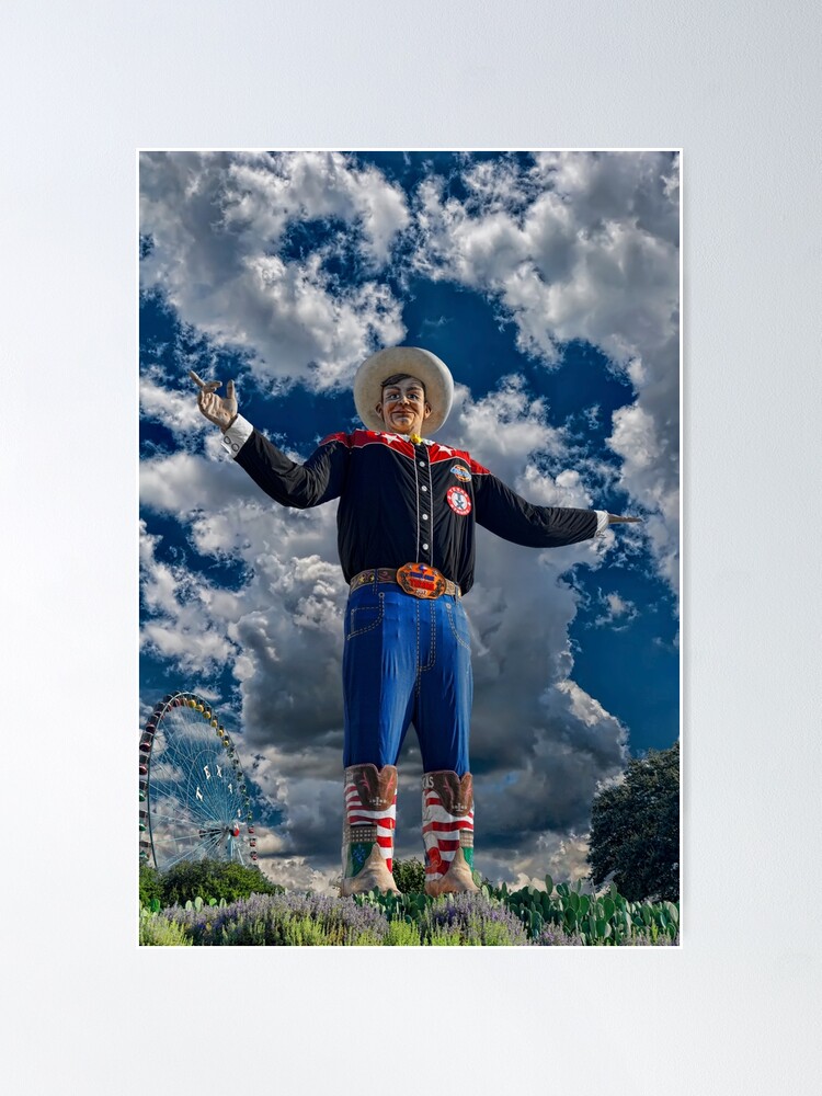 Poster, Big Tex 2017 Composite designed and sold by Warren Paul Harris