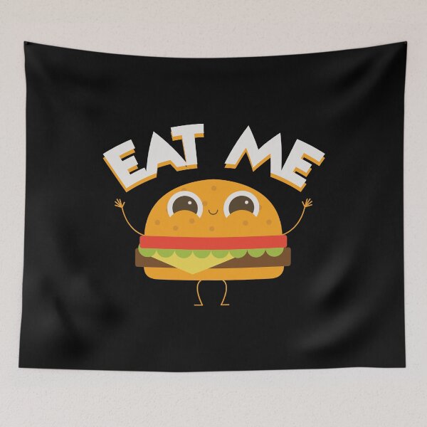 Item preview, Eat Me Funny Cute CheeseBurger Bun Fast Food Gift designed and sold by Bronby.