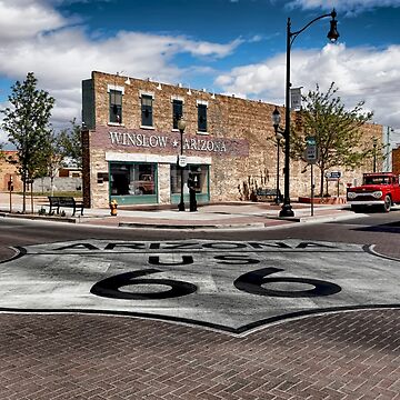 Artwork thumbnail, Winslow, Arizona - Route 66 by Warren Paul Harris