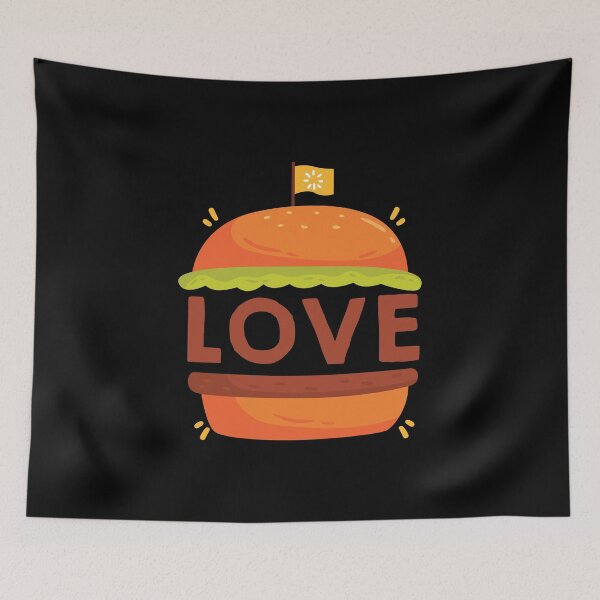 Item preview, Love Hamburgers Cute Gift for Burger Lovers Addicts designed and sold by Bronby.