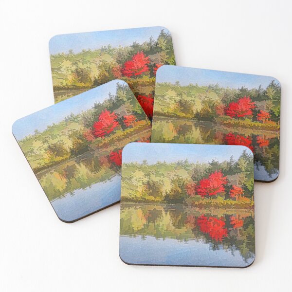 Item preview, Reflecting on Fall - Autumn Lake Impressions designed and sold by Georgia Mizuleva.