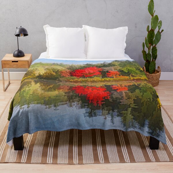 Item preview, Reflecting on Fall - Autumn Lake Impressions designed and sold by Georgia Mizuleva.