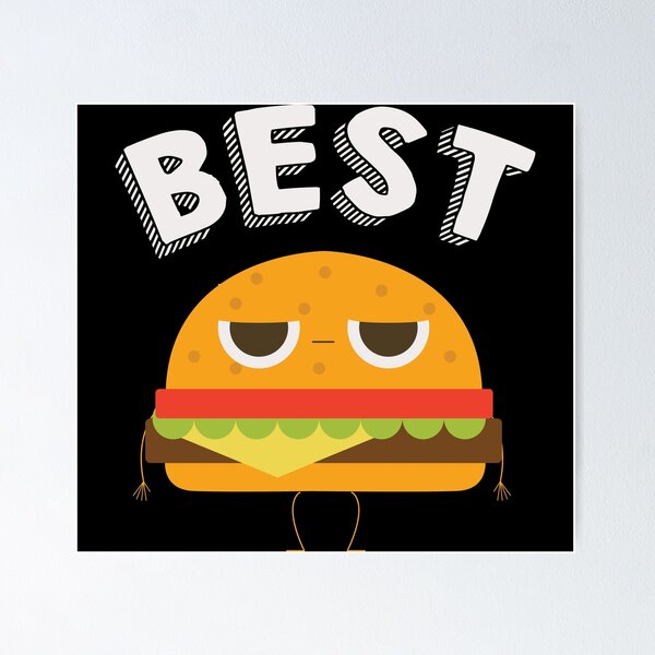 Item preview, Best Friends Happy Hamburgers Matching Fast Food designed and sold by Bronby.
