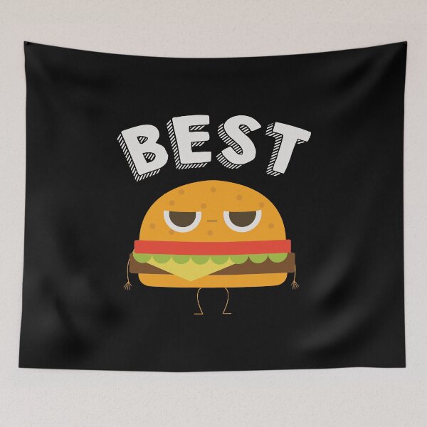 Item preview, Best Friends Happy Hamburgers Matching Fast Food designed and sold by Bronby.