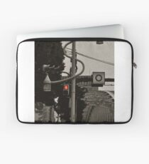 Autumn in Japan: Red Crossing Laptop Sleeve