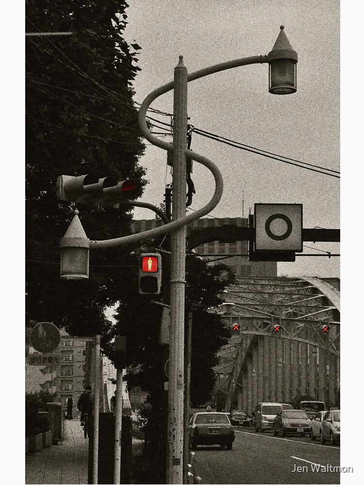 Thumbnail 7 of 7, Classic T-Shirt, Autumn in Japan: Red Crossing designed and sold by Jdubphotog.