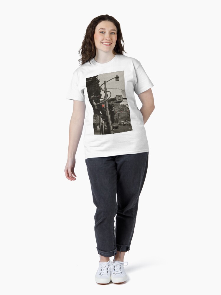 Thumbnail 4 of 7, Classic T-Shirt, Autumn in Japan: Red Crossing designed and sold by Jdubphotog.