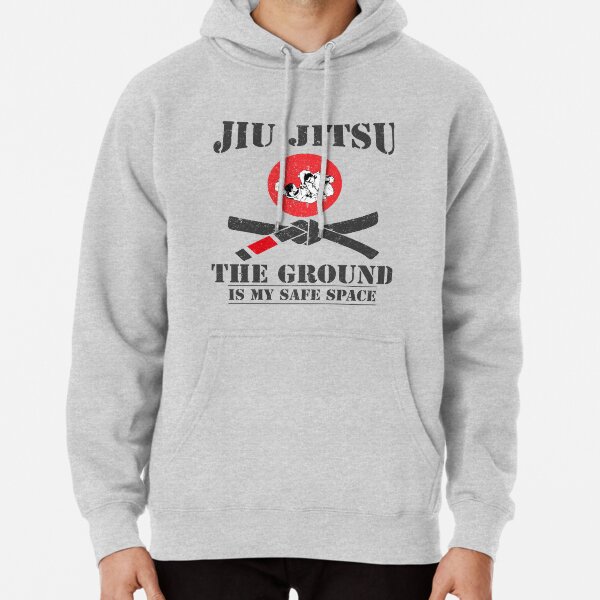 The Ground Is My Safe Space - Funny Bjj Brazilian Jiu Jitsu Grappling T-Shirt Pullover Hoodie