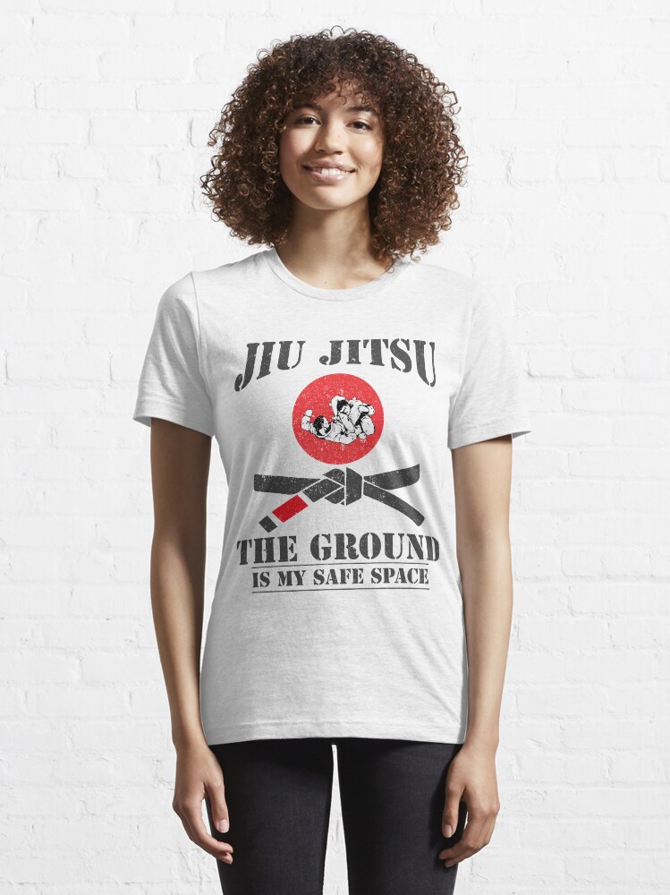 "The Ground Is My Safe Space Funny Bjj Brazilian Jiu Jitsu Grappling