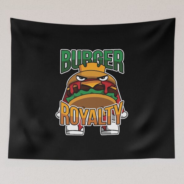 Item preview, Burger Royalty Cute Funny Hamburger with Crown designed and sold by Bronby.