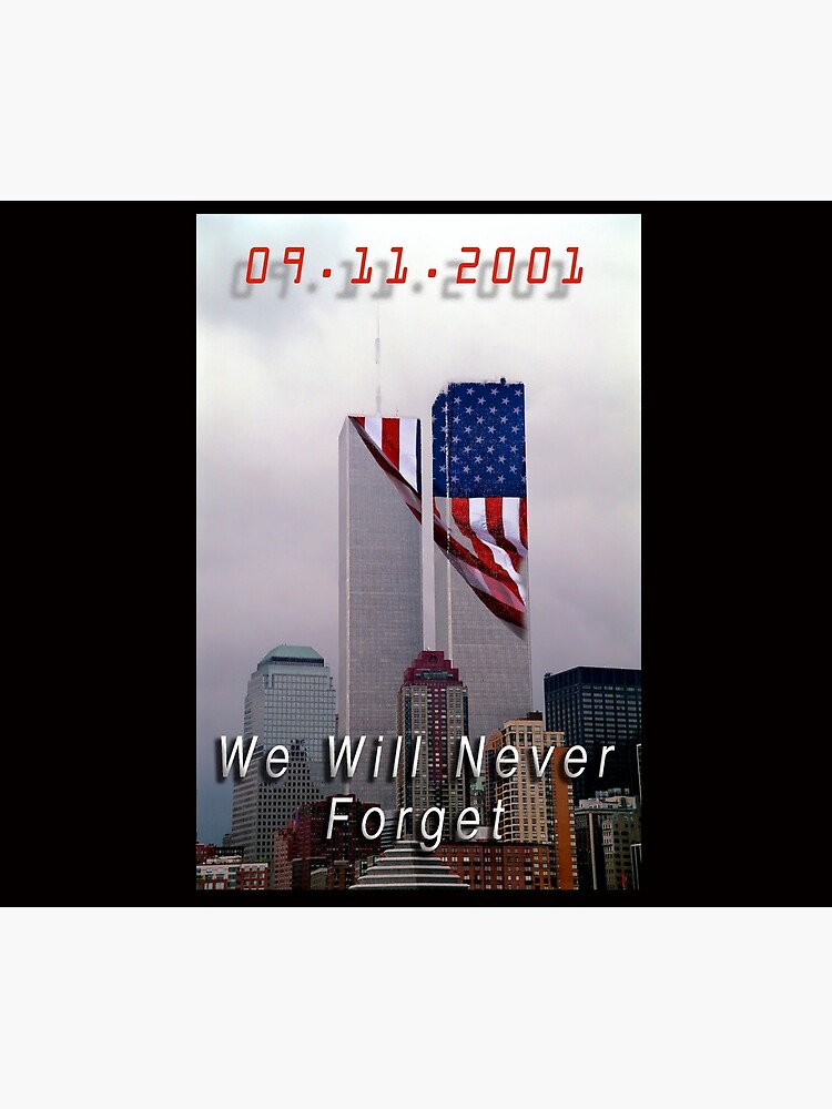 Thumbnail 3 of 3, Tapestry, 9-11 - We Will Never Forget designed and sold by Warren Paul Harris.