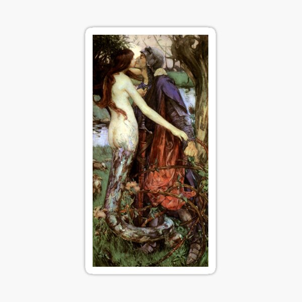 The Kiss of the Enchantress - Isobel Lilian Gloag Sticker