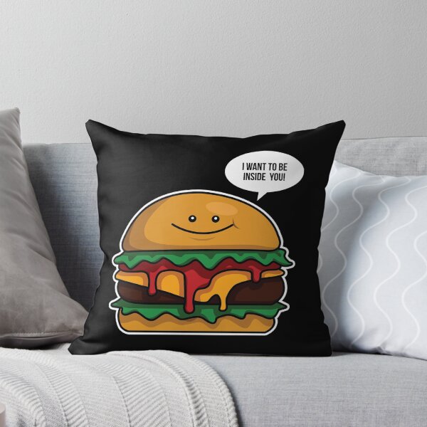 Item preview, Cute Hamburger I Want To Be Inside You Fast Food designed and sold by Bronby.