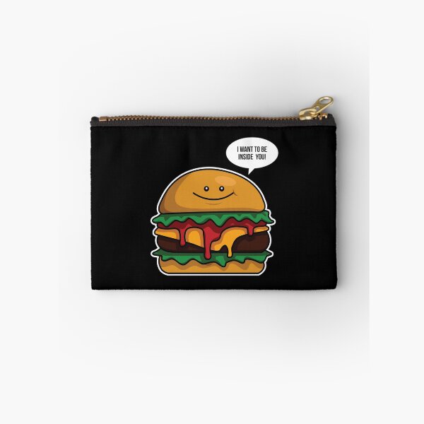 Item preview, Cute Hamburger I Want To Be Inside You Fast Food designed and sold by Bronby.