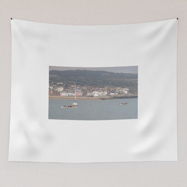 Item preview, Gig Rowers in Lyme Regis designed and sold by LynneBlair.