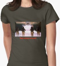 This chick is toast! Women's Fitted T-Shirt