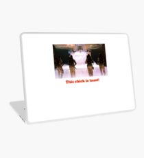 This chick is toast! Laptop Skin