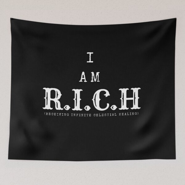 Item preview, I Am RICH Inspiration designed and sold by 4wordsmovement.