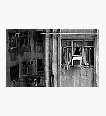 Hong Kong Windows Photographic Print