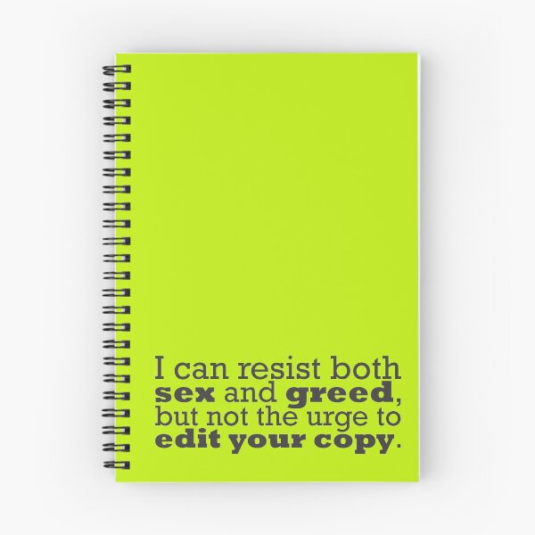 Item preview, Copywriter - sex & greed designed and sold by DarwinAdams.