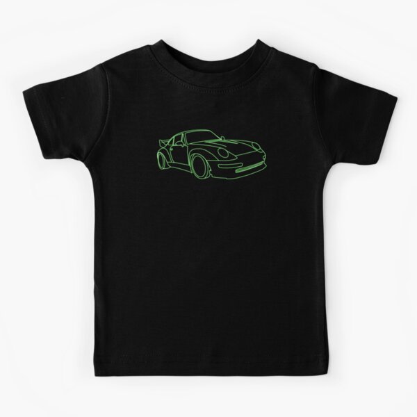 1995 Porsche 911 GT2 Grün - Forza 4 Kinder T-Shirt
