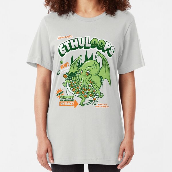 Cthuloops! All New Flavors! Slim Fit T-Shirt