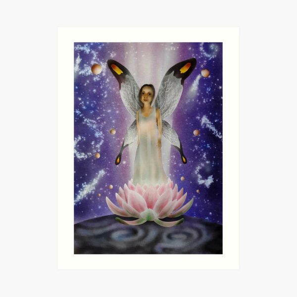 Water lily energy Art Print