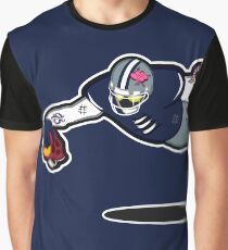 Zombie Football Player, DALLAS w/Washington Skull Graphic T-Shirt