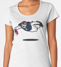 Zombie Football Player, LOS ANGELES w/San Francisco Skull Women's Premium T-Shirt