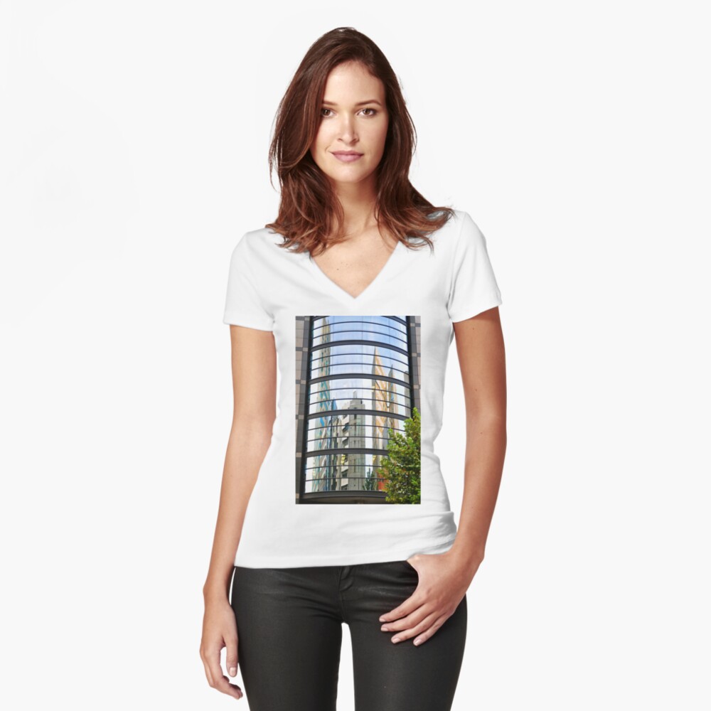 Item preview, Fitted V-Neck T-Shirt designed and sold by Jdubphotog.