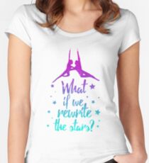 Greatest Showman Rewrite The Stars Women's Fitted Scoop T-Shirt