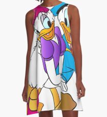 Donald Daisy Duck Be My Valentine A-Line Dress