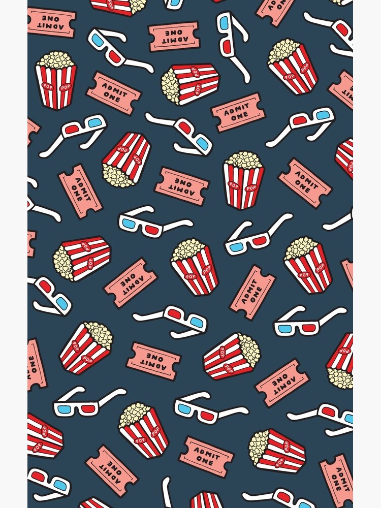 Movie Pattern in Dark Blue by evannave