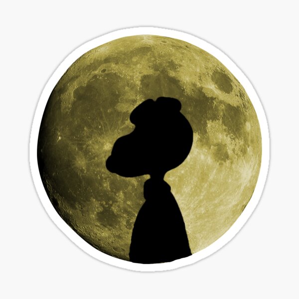 Großes Kürbis-Schattenbild Sticker