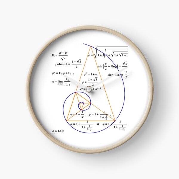 Golden Triangle / Logarithmic Spiral Clock