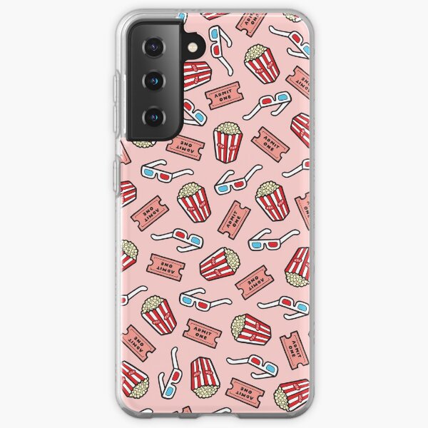 Movie Pattern in Pastel Pink Samsung Galaxy Soft Case