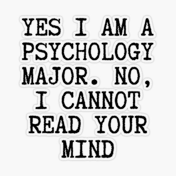 Yes, I am a Psychology Major, No i cannot read your mind.  Backpack for  Sale by kina lakhani