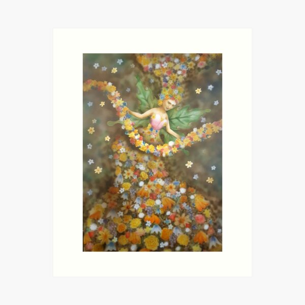 Flower Mother Art Print