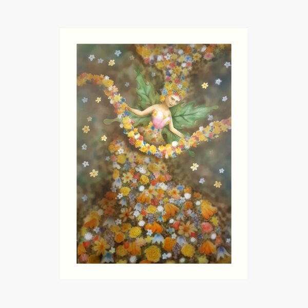 Flower Mother Art Print
